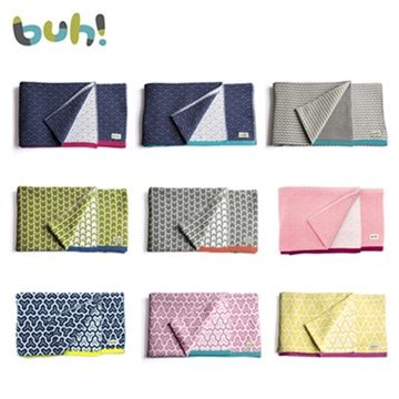 BabyTiger 虎兒寶西班牙 BUHKIDS 針織羊毛嬰幼兒毯 (共9色)