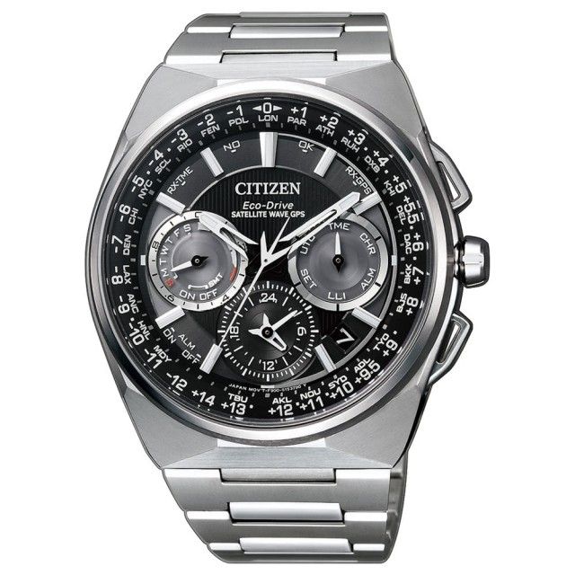 CITIZEN星辰 Eco-Drive GPS鈦金屬衛星對時計時男錶(CC9009-81E)
