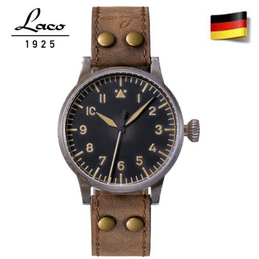 Laco朗坤 861933 夜光自動復古機械錶 男錶 手錶 軍錶 傳家寶系列