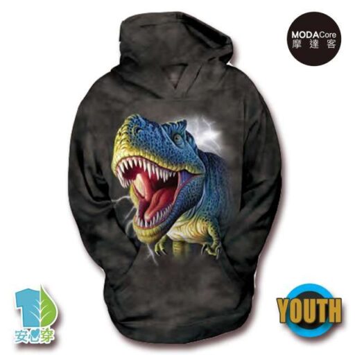 The Mountain 摩達客-美國 閃電雷克斯龍 少年兒童版 連帽T恤