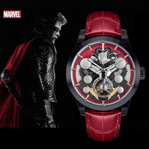 Marvel漫威 MEMORIGIN 萬希泉 x  雷神索爾陀飛輪手錶 MV0423(4894379460581)