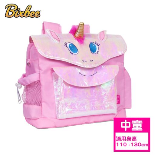 Bixbee美國 - 3D動物童趣系列奇幻粉獨角馬中童背包