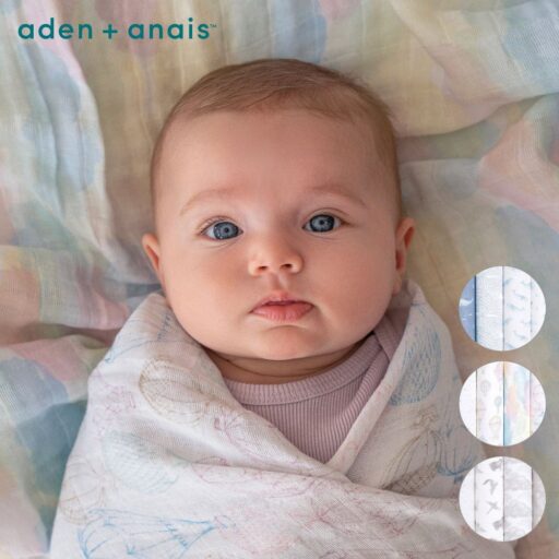 Aden & Anais有機棉多功能包巾4入(3款)