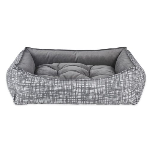 BOWSERS勺日方枕極適寵物床 灰紋協奏-S