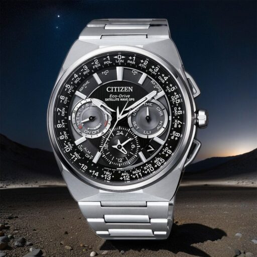 CITIZEN星辰 鈦金屬GPS衛星對時手錶-45mm CC9009-81