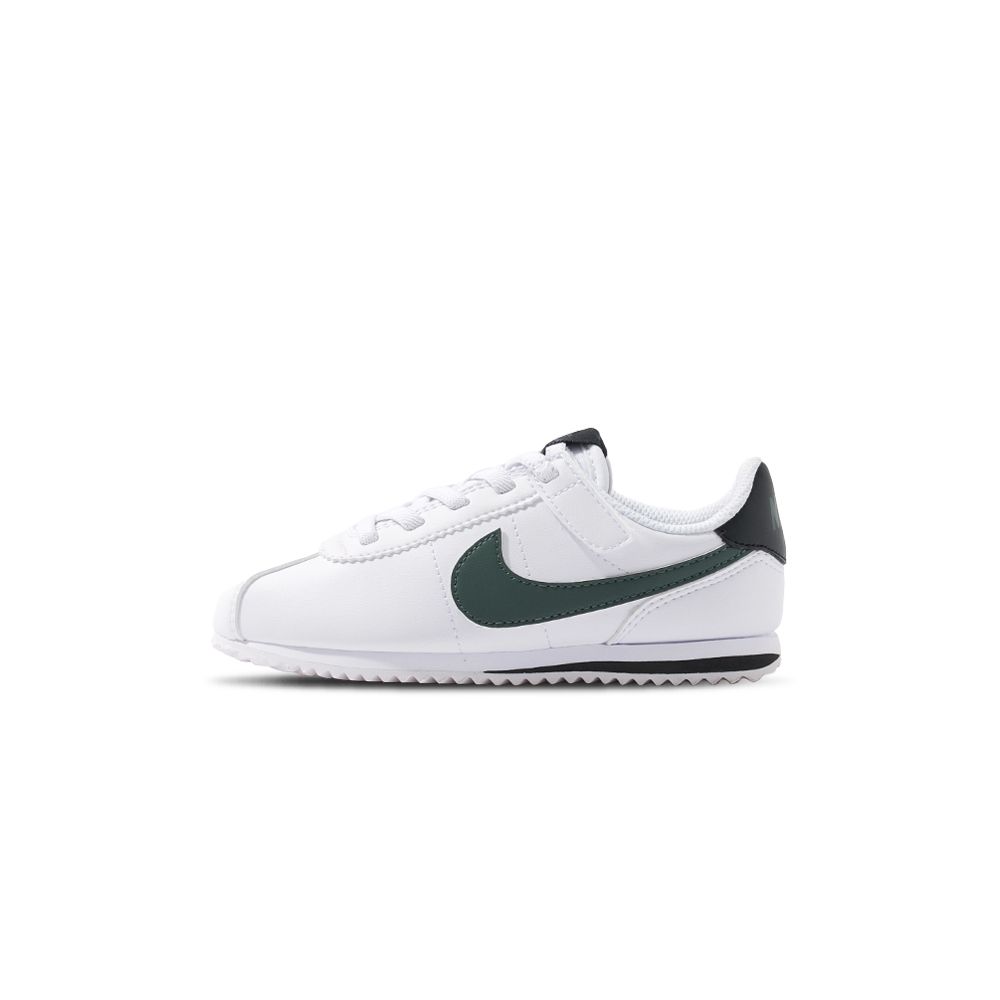 NIKE 耐吉Nike Kids Cortez EasyOn 小童 白黑 阿甘鞋 運動 魔鬼氈 彈性 休閒鞋 DM0951-106