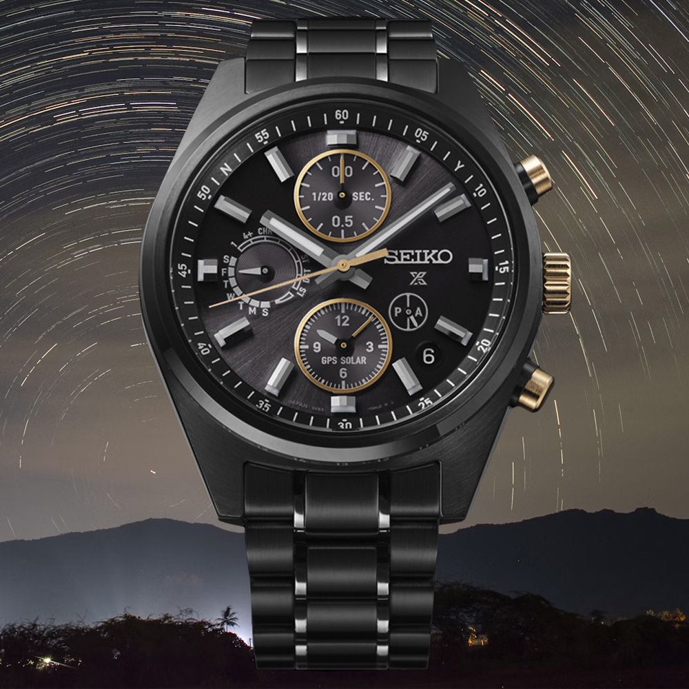 SEIKO精工 Astron 100週年 太陽能 GPS 雙時區計時腕錶 (5X83-0AJ0SD/SSH169J1)