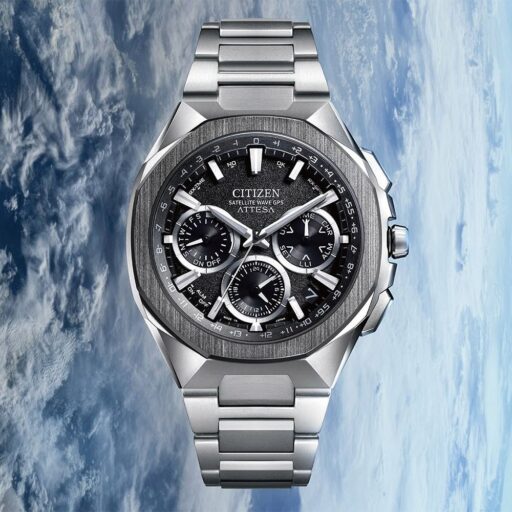 CITIZEN星辰 限量 鈦 八角 GPS衛星對時光動能計時手錶 CC4104-53E