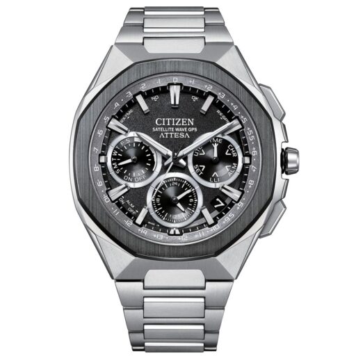 CITIZEN星辰 GPS衛星對時光動能腕錶 新年   年終 CC4067-66E 附提袋