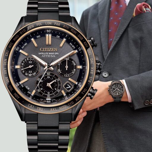 CITIZEN星辰 限量 鈦 GPS衛星對時光動計時手錶 CC4074-61W