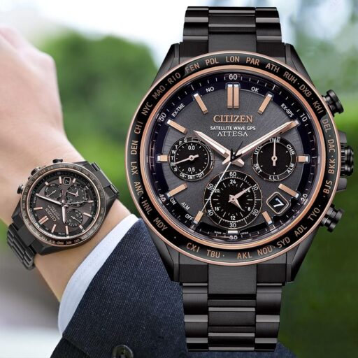 CITIZEN星辰 GENTS系列 GPS 鈦金屬 光動能計時腕錶      44.6mm/CC4074-61W