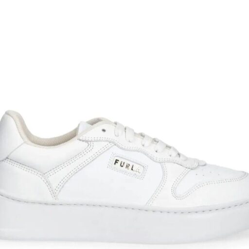 FurlaFURLASPORT LACEUP 板鞋 平底鞋 時尚運動鞋 休閒鞋 米白色女鞋 2025春夏新品