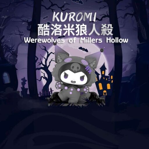 三麗鷗大明星來啦超可愛酷洛米化身狼人殺主題手辦模型