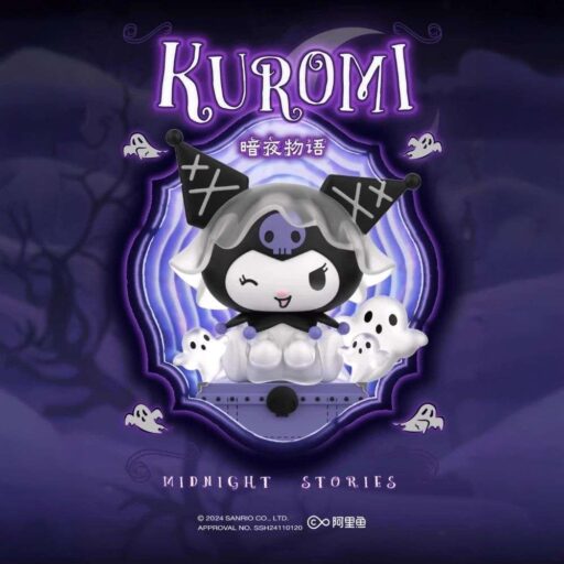 三麗鷗大明星來啦超可愛酷洛米的華麗暗黑系主題手辦模型