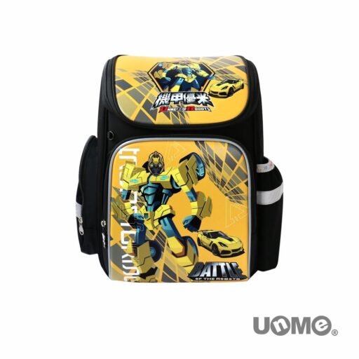 UnMe繽紛世界EVA減壓書包-閃電黃機甲