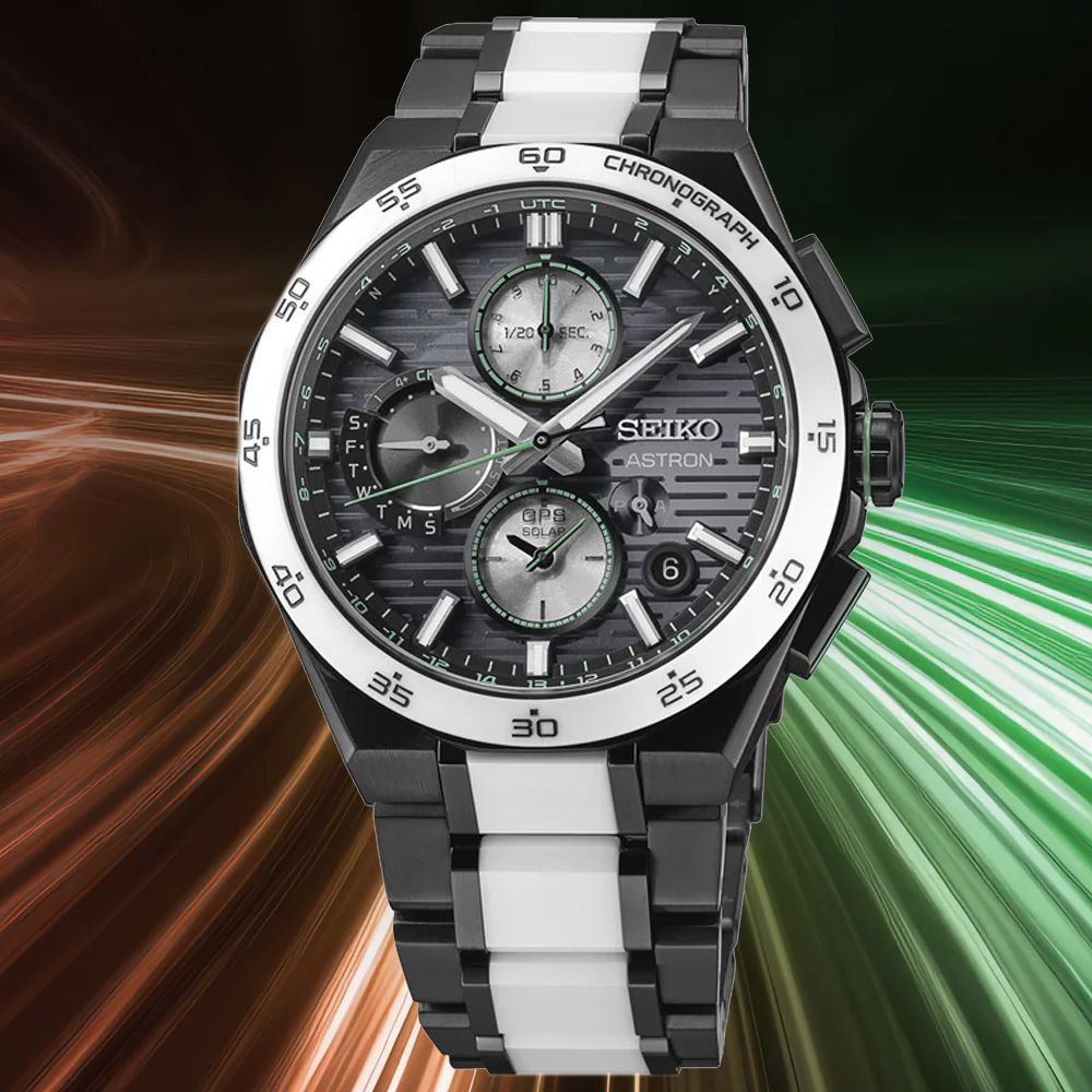 SEIKO精工 Astron 限量 太陽能 GPS 鈦金屬計時腕錶 (SSH185J1/5X83-0AT0G)