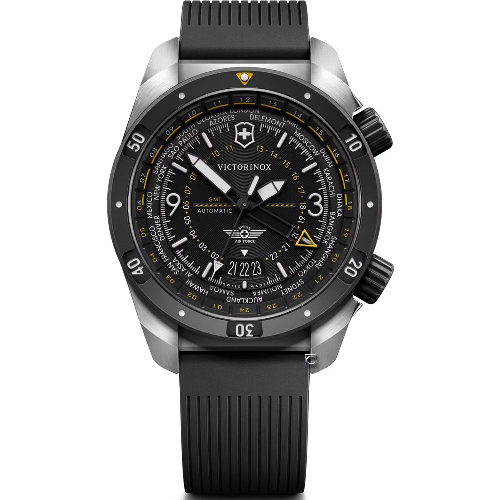 VICTORINOX瑞士維氏 Air Pro GMT Automatic 機械腕錶 男錶 手錶-43mm VISA-242005