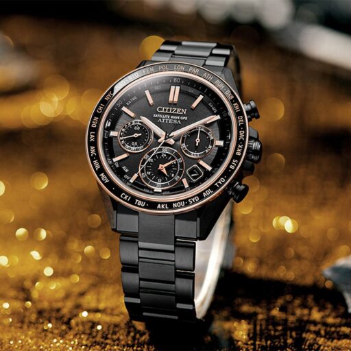 CITIZEN星辰 限量 鈦 GPS衛星對時光動計時手錶 CC4074-61W