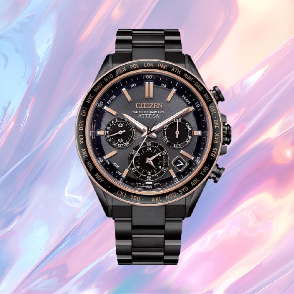 CITIZEN星辰 GPS衛星對時光動能腕錶 CC4074-61W 附提袋