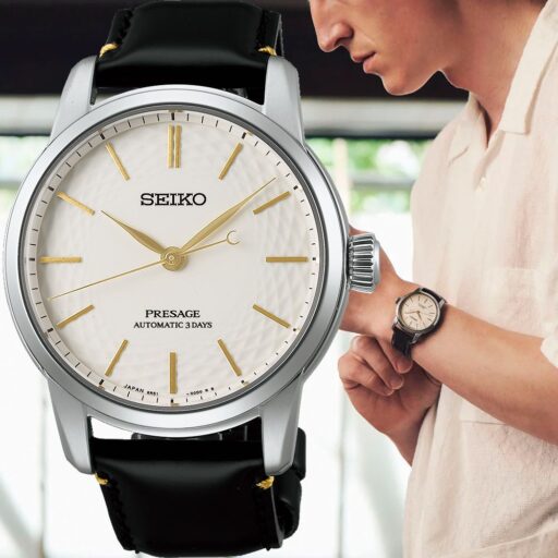 SEIKO精工 Presage 無釉有田燒工藝限量機械錶-40.6mm(SPB497J1/6R51-00C0Z)