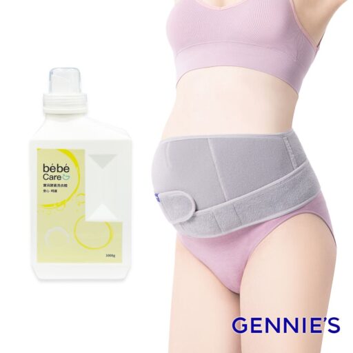 Gennies 奇妮WinCool涼感托腹帶+植萃酵素洗衣精1000g