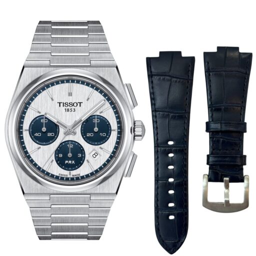 TISSOT天梭 官方授權 PRX 計時機械錶 男錶 手錶-T1374271101101/42mm