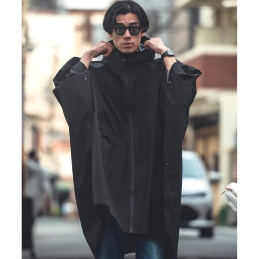 KiU日本 KiU 405-900 黑色 第二代 成人日常斗篷雨衣 內側TPU防水膜 耐水壓10000mm H2O