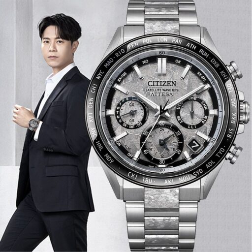 CITIZEN星辰 韋禮安廣告款 隱耀款 限量 鈦 GPS衛星對時光動能計時手錶 CC4076-65A