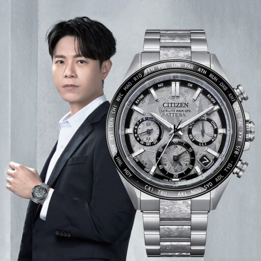 CITIZEN星辰 ATTESA 韋禮安廣告配戴款 GPS衛星對時 鈦金屬 光動能腕錶  CC4076-65A