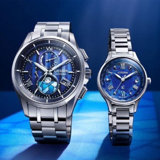 CITIZEN星辰 DEAR Collection 冬日琉光 限量 鈦 光動能電波情侶手錶 對錶 BY1000-51L+EC1160-71L