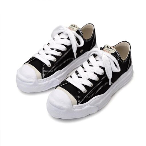 Maison Mihara YasuhiroHank OG Sole Canvas Low Black 黑 三原康裕 MMY 溶解頭 溶解鞋 休閒鞋 男鞋 女鞋 情侶鞋 A05FW702