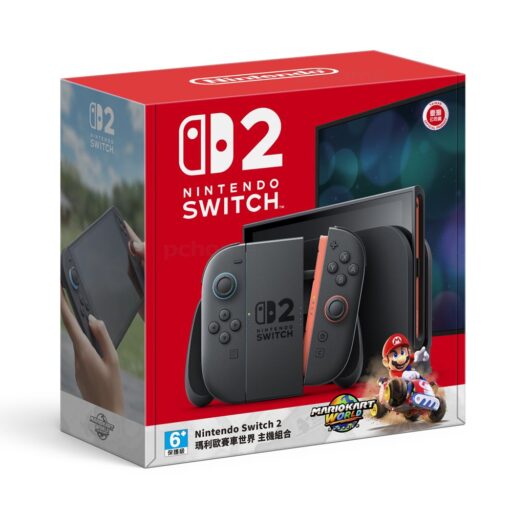 Nintendo 任天堂 Switch 2 瑪利歐賽車世界 主機組合 + NS New 超級瑪利歐兄弟 U 豪華版 中文版 + 保護貼