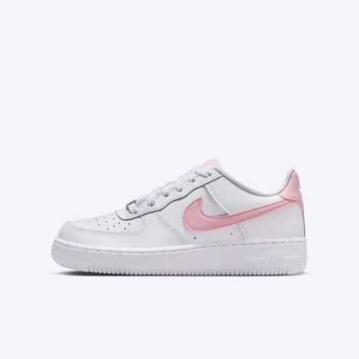 NIKE 耐吉Nike Air Force 1 GS CT3839-115 大童 運動休閒鞋 舒適 穿搭 白 粉紅