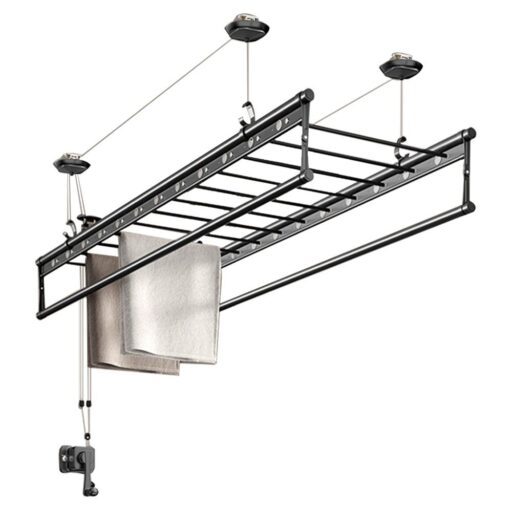 2.7m手搖升降晾衣架 家用晾衣桿 自動晾曬衣架 陽台晾衣桿 多幹多功能曬衣架 304不鏽鋼繩 升級母嬰橫桿