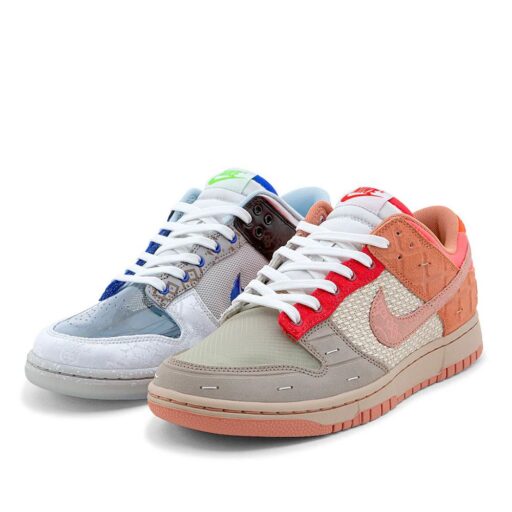 NIKE 耐吉x CLOT Dunk Low SP 'What The Clot' 鴛鴦 死亡之吻 陳冠希 聯名 休閒鞋 復古 情侶鞋 FN0316-999