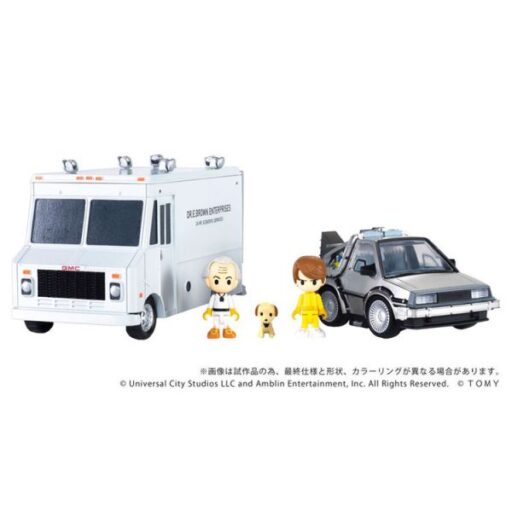 TAKARATOMY T-SPARK Q Village QV-04 回到未來 Time Machine (Part 1) DX 套裝