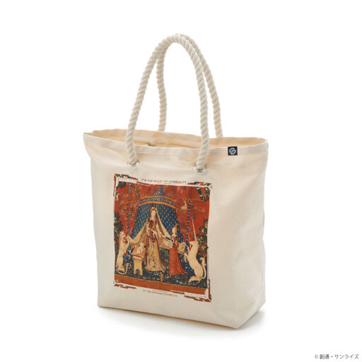 「機動戰士鋼彈UC」10周年 編織托特包 貴婦人與獨角獸