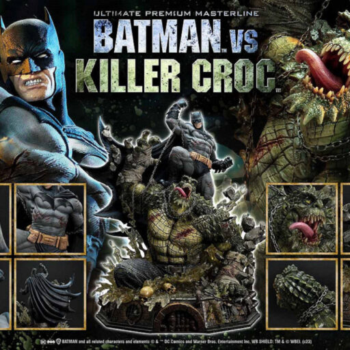 【Prime 1 Studio】 UPMDC-07 DC漫畫 蝙蝠俠 V.S 殺手鱷 雕像