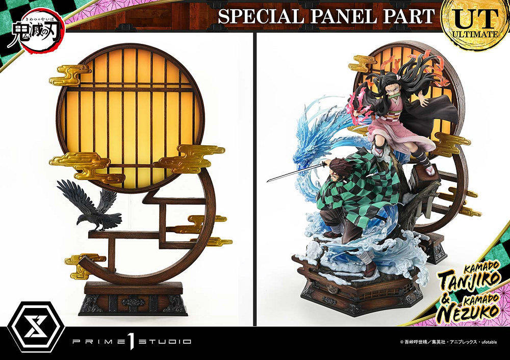 【Prime 1 Studio】 CMDSKY-01UTS 鬼滅之刃 竈門炭治郎 & 竈門禰豆子 1:6雕像 終極特典版:圖片 4