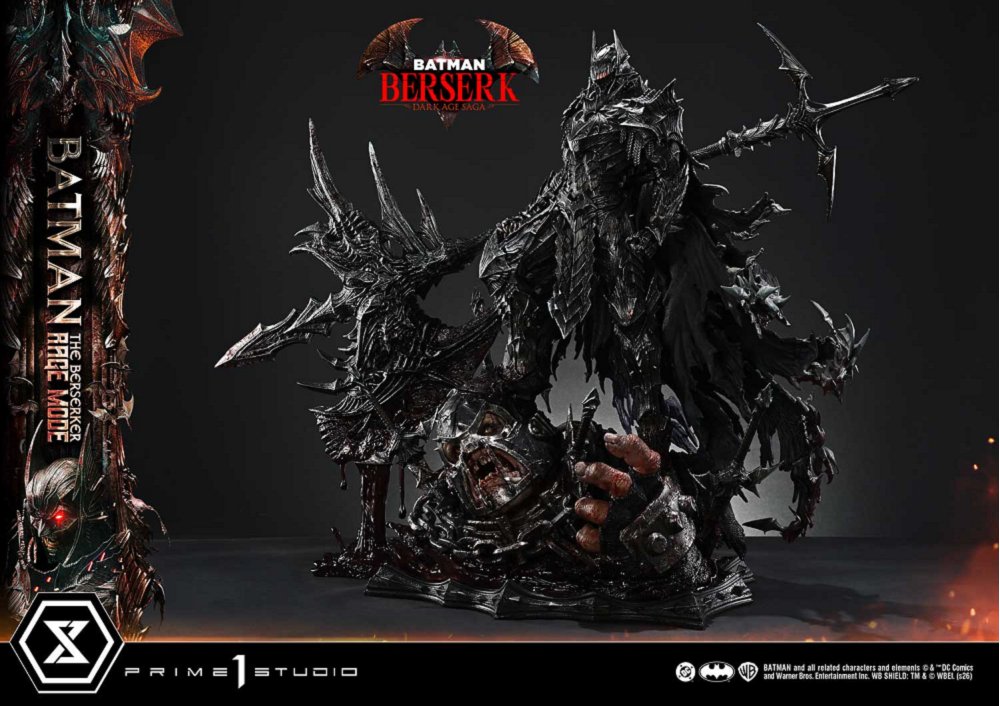 【Prime 1 Studio】 UPMDC-14DX DC漫畫 蝙蝠俠 狂戰士鎧甲 1:4雕像 豪華版:圖片 5