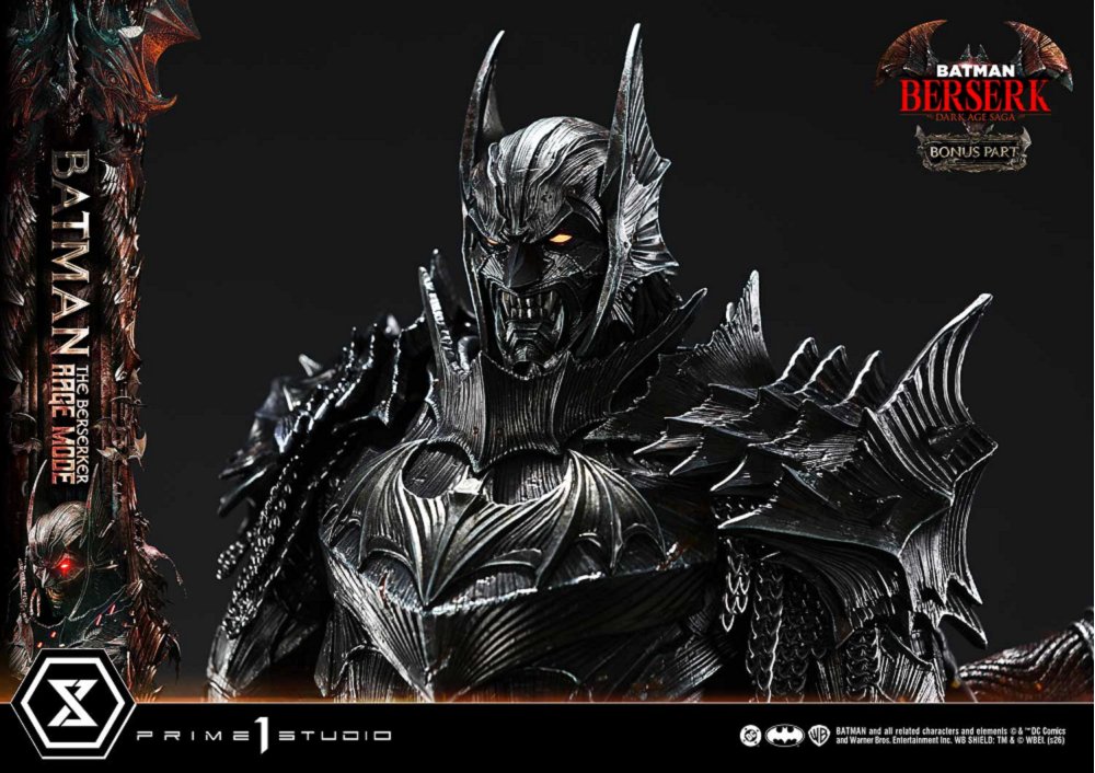 【Prime 1 Studio】 UPMDC-14DX DC漫畫 蝙蝠俠 狂戰士鎧甲 1:4雕像 豪華版:圖片 8