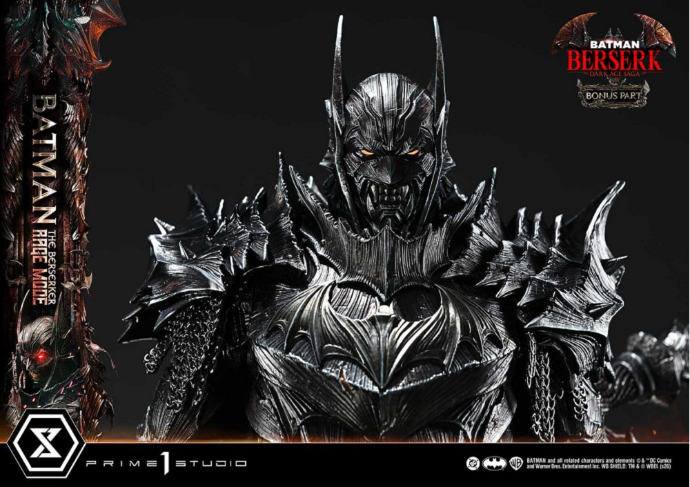 【Prime 1 Studio】 UPMDC-14DX DC漫畫 蝙蝠俠 狂戰士鎧甲 1:4雕像 豪華版:圖片 10