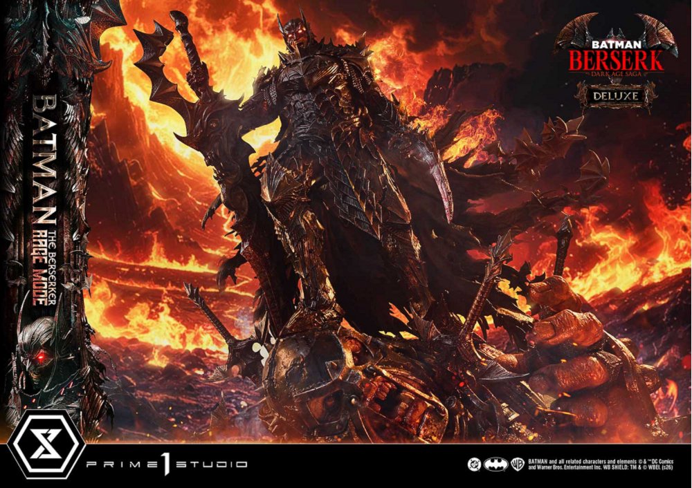 【Prime 1 Studio】 UPMDC-14DXS DC漫畫 蝙蝠俠 狂戰士鎧甲 1:4雕像 豪華特典版:圖片 3