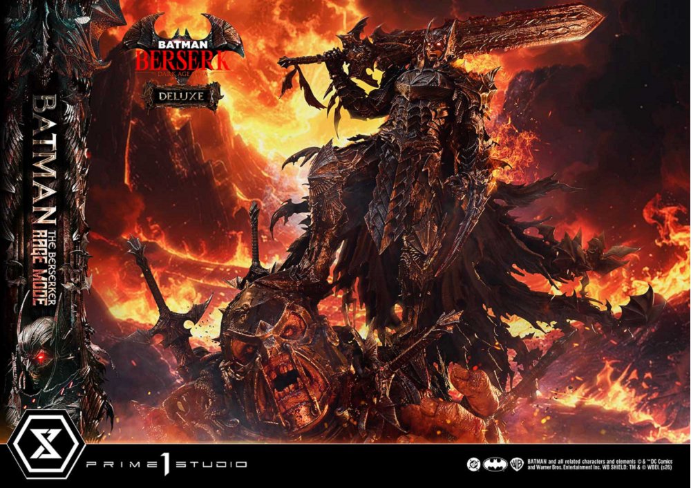 【Prime 1 Studio】 UPMDC-14DXS DC漫畫 蝙蝠俠 狂戰士鎧甲 1:4雕像 豪華特典版:圖片 4