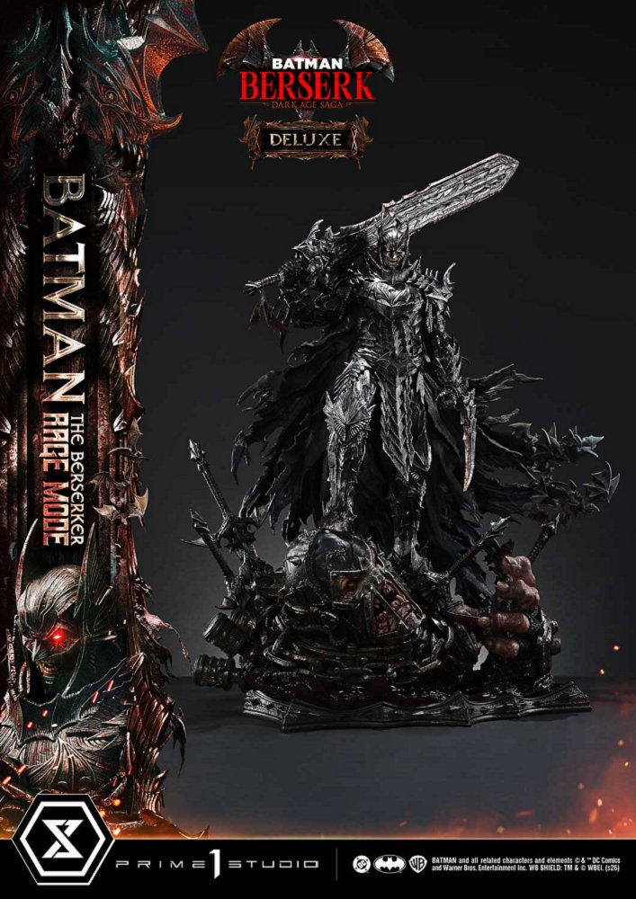 【Prime 1 Studio】 UPMDC-14DXS DC漫畫 蝙蝠俠 狂戰士鎧甲 1:4雕像 豪華特典版:圖片 9
