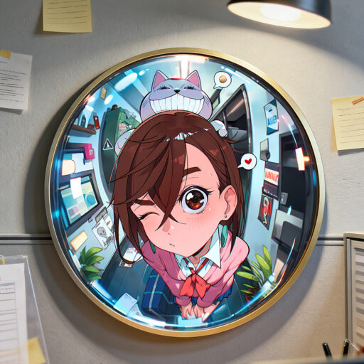 【週邊】千鳥社－膽大黨 綾瀨桃的敲門日常 裝飾畫