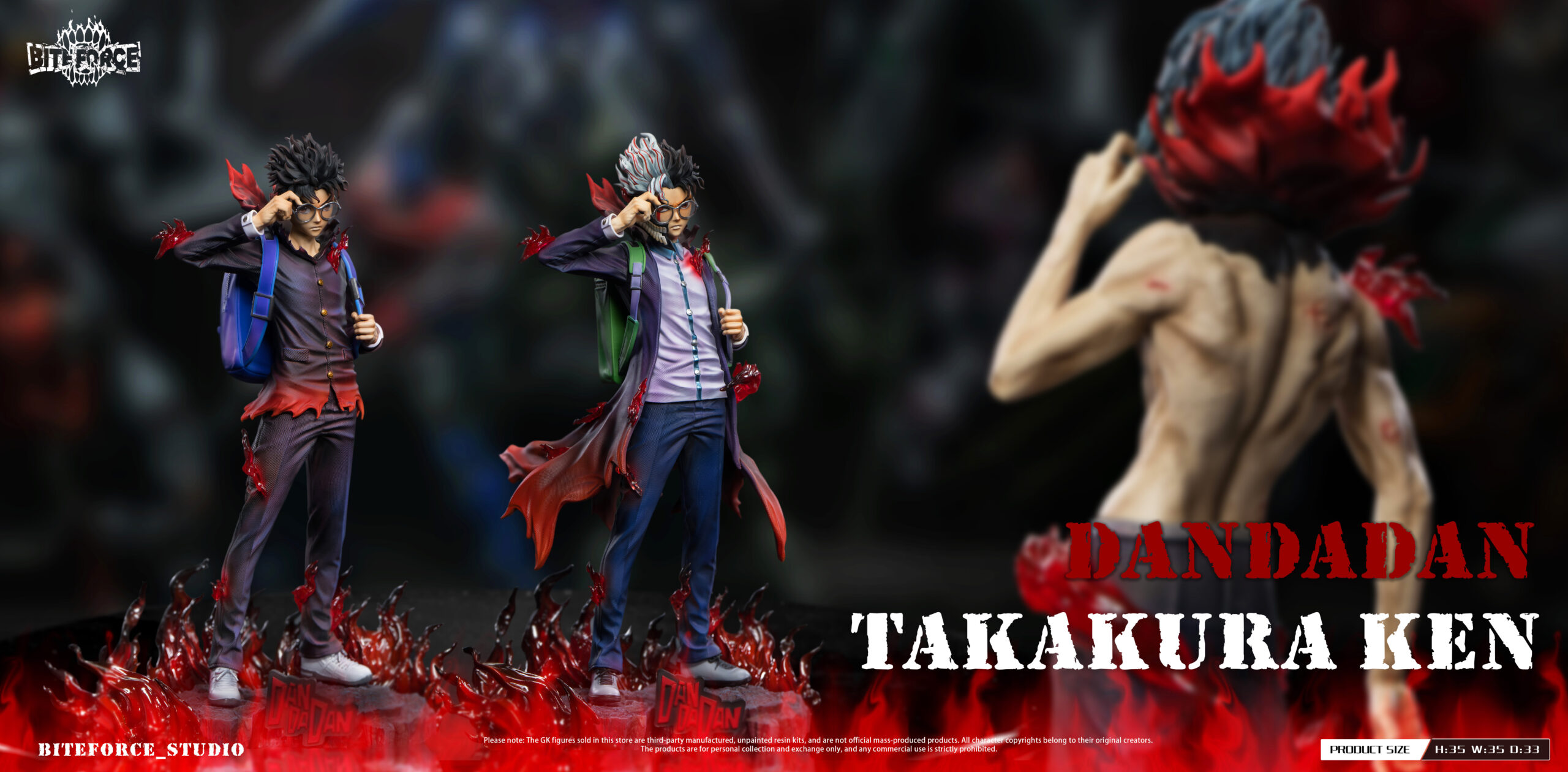 【膽大黨】咬合力 BiteForce工作室-DANDADAN系列 第一彈 厄卡倫 高倉健:圖片 2