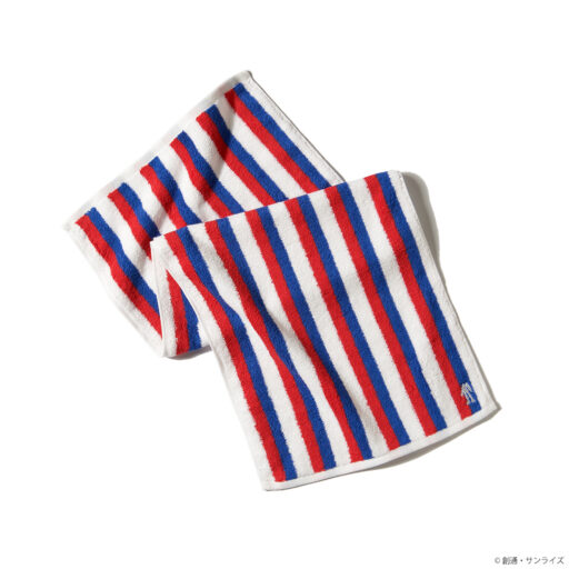 今治毛巾 紅白藍條紋圖樣