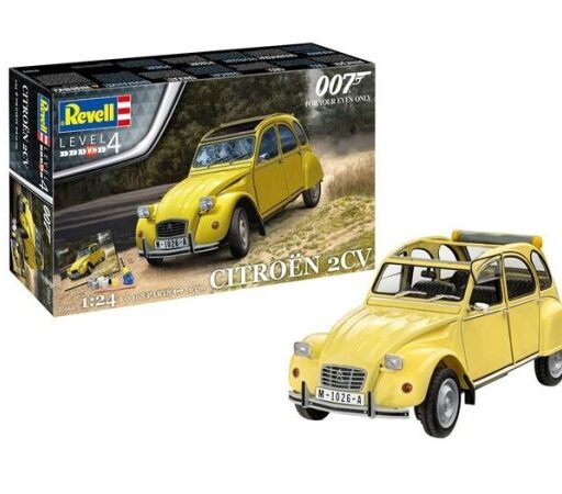 Revell 1/24 雪鐵龍 Citroen 2CV 007最高機密 組裝模型