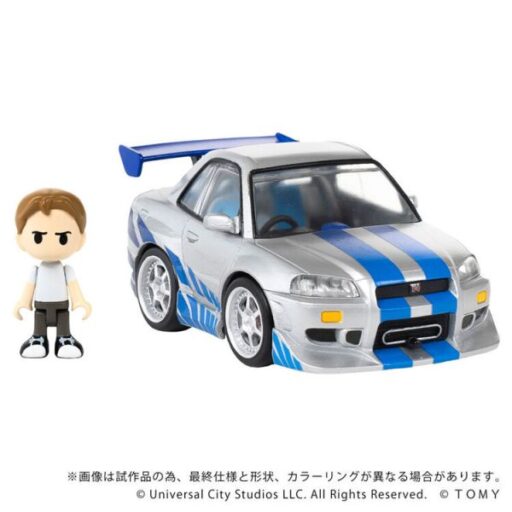 TAKARATOMY T-SPARK Q Village QV-02 玩命關頭 NISSAN SKYLINE GT-R (R34)
